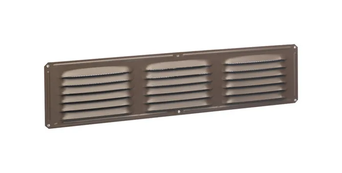 Air Vent 4 in. H X 16 in. L Brown Aluminum Undereave Vent (Pack of 24)