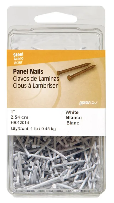 HILLMAN 1 in. Panel Carbon Steel Nail Flat Head (Pack of 3)