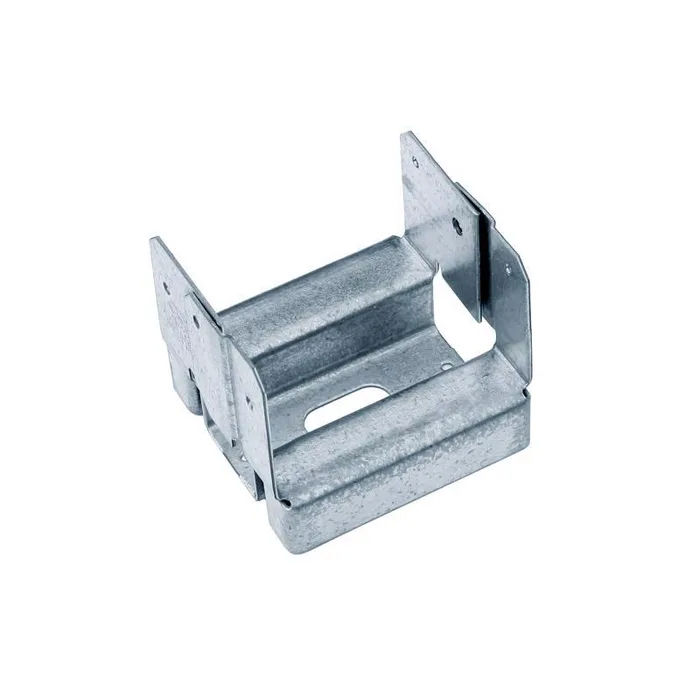Simpson Strong-Tie ZMax 3.63 in. H X 4 in. W 16 Ga. Galvanized Steel Standoff Post Base (Pack of 20)