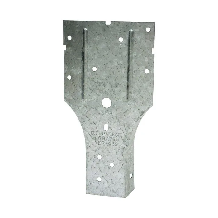 Simpson Strong-Tie 6.6 in. H X 1 in. W X 3.5 in. L Galvanized Steel Stud Plate