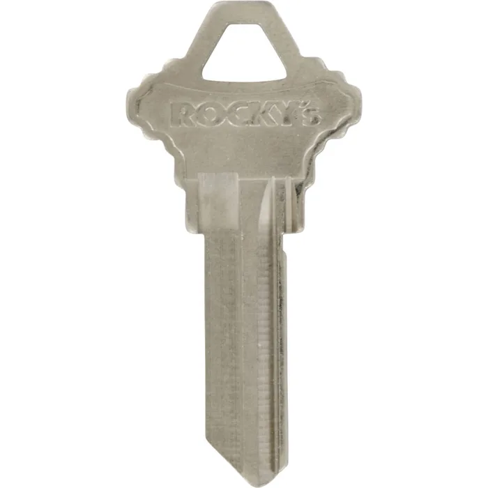 HILLMAN Traditional Silver House Key Blank Single For Schlage Locks