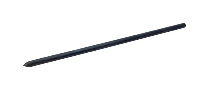 Grip-Rite Steel Round Stake with Holes 24 in. H X 0.75 in. D (Pack of 10)
