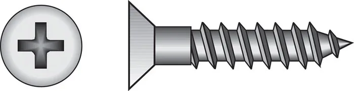 HILLMAN No. 12 Ga. X 1-1/2 in. L Phillips Zinc-Plated Coarse Wood Screws 100 pk