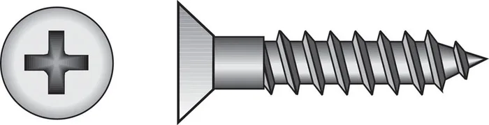 HILLMAN No. 12 Ga. X 2 in. L Phillips Zinc-Plated Coarse Wood Screws 100 pk
