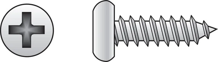 HILLMAN No. 6 Ga. X 5/8 in. L Phillips Pan Head Sheet Metal Screws 100 pk
