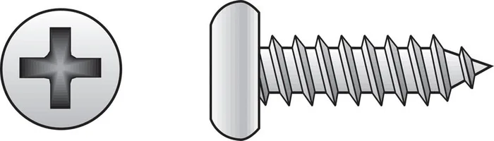 HILLMAN No. 12 Ga. X 5/8 in. L Phillips Pan Head Sheet Metal Screws 100 pk