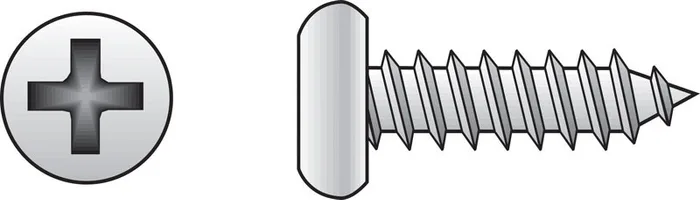 HILLMAN No. 6 Ga. X 3/4 in. L Phillips Pan Head Sheet Metal Screws 100 pk