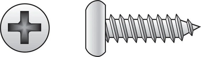 HILLMAN No. 8 Ga. X 7/8 in. L Phillips Pan Head Sheet Metal Screws 100 pk