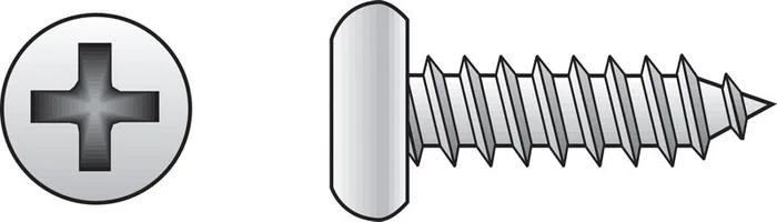 HILLMAN No. 14 Ga. X 1-1/4 in. L Phillips Pan Head Sheet Metal Screws 100 pk
