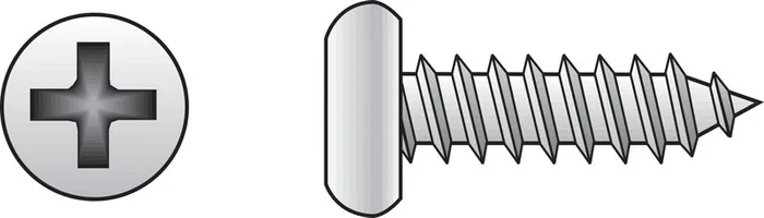 HILLMAN No. 10 Ga. X 2 in. L Phillips Pan Head Sheet Metal Screws 100 pk