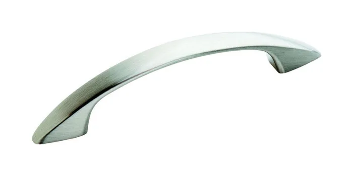 Amerock Contemporary Arch Cabinet Pull 3 in. Satin Nickel Silver 10 pk