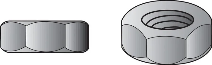 Hillman 3/8 in. Hot Dipped Galvanized Steel USS Hex Nut 100 pk