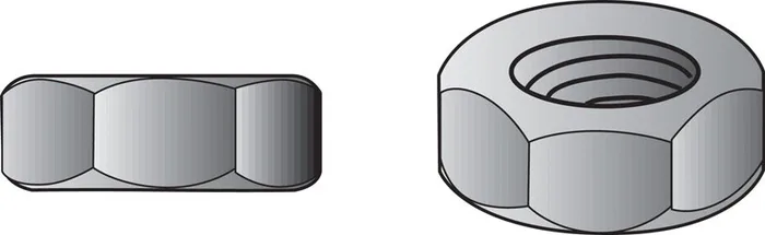 Hillman 10-32 in. Zinc-Plated Steel SAE Hex Machine Screw Nut 100 pk