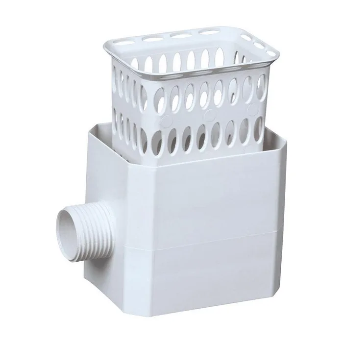 Amerimax 2.5 in. H X 4.25 in. W X 4.75 in. L White Plastic Rainwater Colander