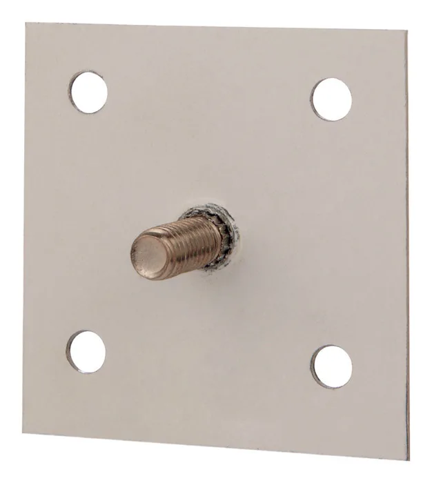 Barton Kramer White Aluminum Bracket 2 in. L X 0.75 in. H 1 pk