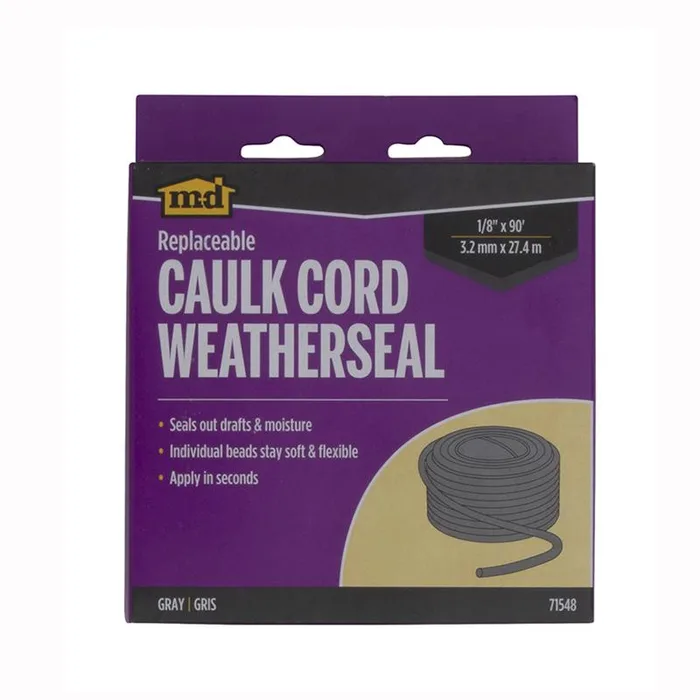 M-D Building Products Gray Synthetic Fiber Caulking Cord For Gaps and Openings 1080 in. L X 0.13 in.