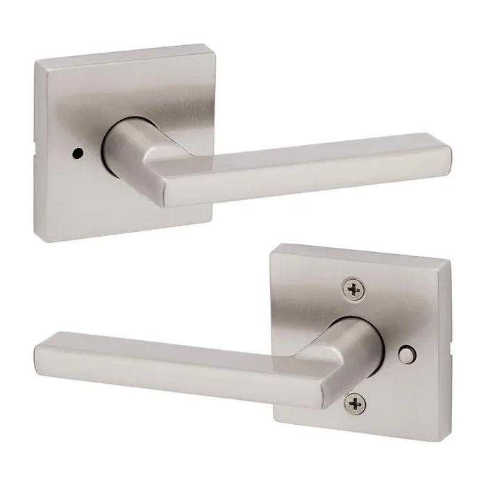 Kwikset Halifax Satin Nickel Privacy Lever