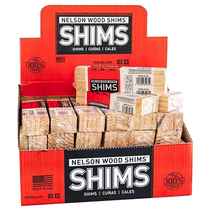 Nelson 1.5 in. W X 8 in. L Wood Shim 12 pk (Pack of 36)