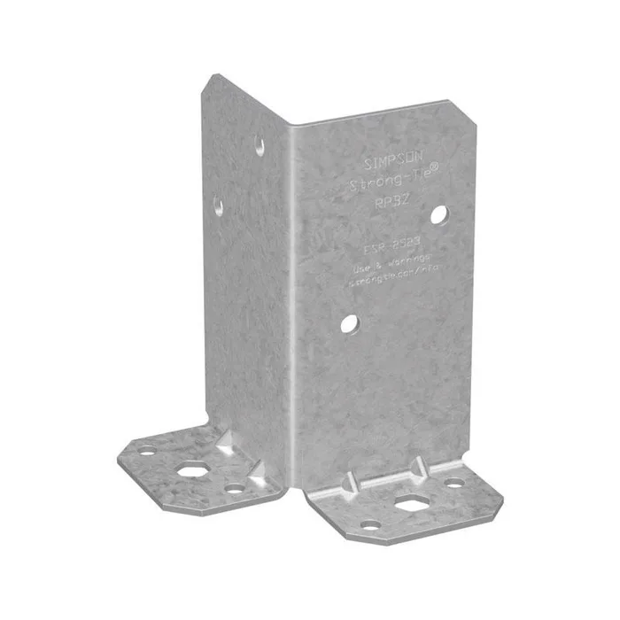Simpson Strong-Tie ZMax Silver Steel Bracket 12 Ga. 5.101 in. L (Pack of 12)