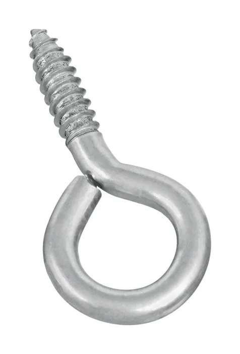 National Hardware 0.30 in. D X 2-7/8 in. L Zinc-Plated Steel Screw Eye 150 lb. cap. 1 pk (Pack of 10)