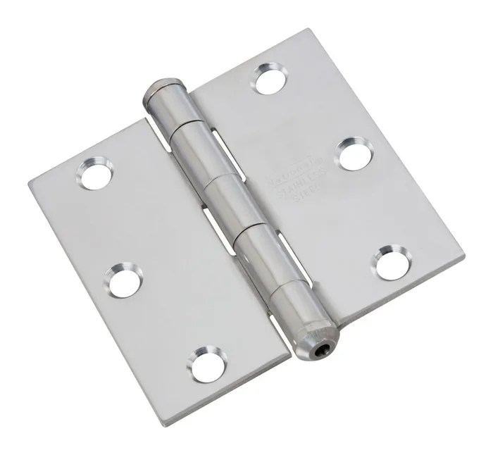 National Hardware 3 in. L Stainless Steel Door Hinge 1 pk