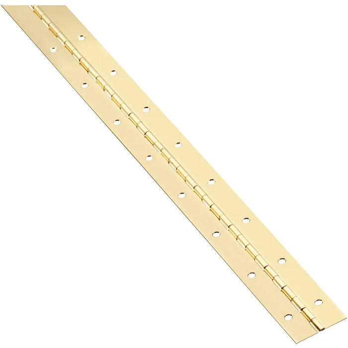 National Hardware 30 in. L Brass Continuous Hinge 1 pk