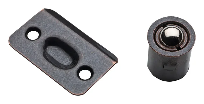 National Hardware Oil Rubbed Bronze Steel Drive-In Ball Catch 2.5 in. 1 pk