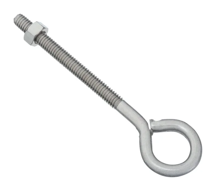 National Hardware 5/16 in. X 5 in. L Stainless Stainless Steel Eyebolt Nut Included