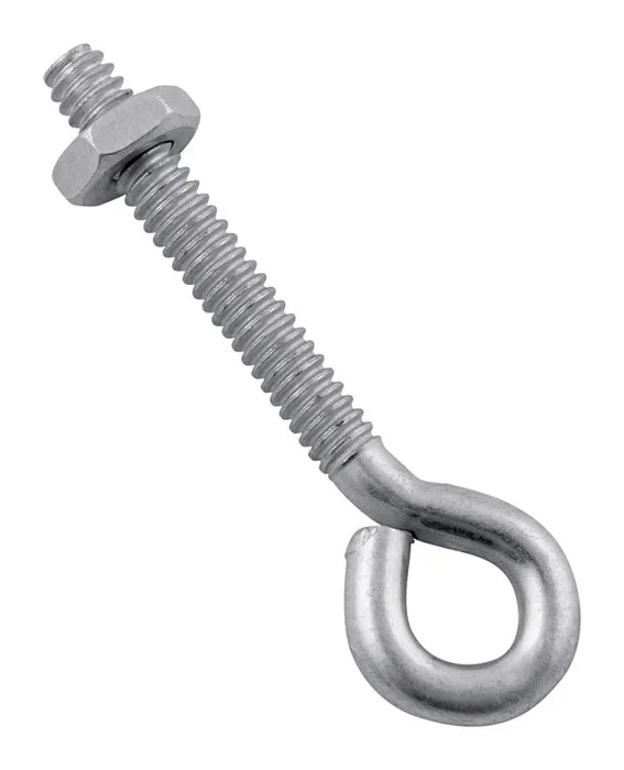 National Hardware 3/16 in. X 2 in. L Zinc-Plated Steel Eyebolt Nut Included (Pack of 20)