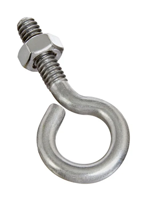 National Hardware 1/4 in. X 2 in. L Stainless Stainless Steel Eyebolt Nut Included