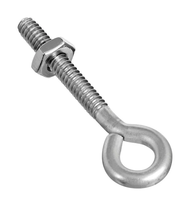 National Hardware 3/16 in. X 2 in. L Stainless Stainless Steel Eyebolt Nut Included