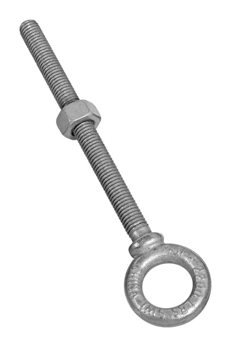 National Hardware 1/2 in. X 6 in. L Hot Dipped Galvanized Steel Eyebolt Nut Included (Pack of 3)