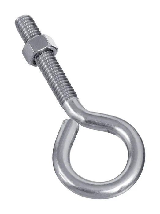 National Hardware 3/8 in. X 4 in. L Stainless Stainless Steel Eyebolt Nut Included