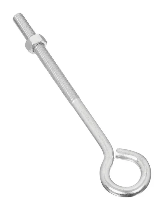 National Hardware 5/16 in. X 6 in. L Zinc-Plated Steel Eyebolt Nut Included (Pack of 10)