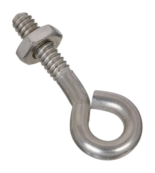 National Hardware 3/16 in. X 1-1/2 in. L Stainless Stainless Steel Eyebolt Nut Included (Pack of 10)