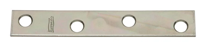National Hardware 4 in. H X 0.63 in. W X 0.08 in. D Zinc-Plated Steel Mending Brace