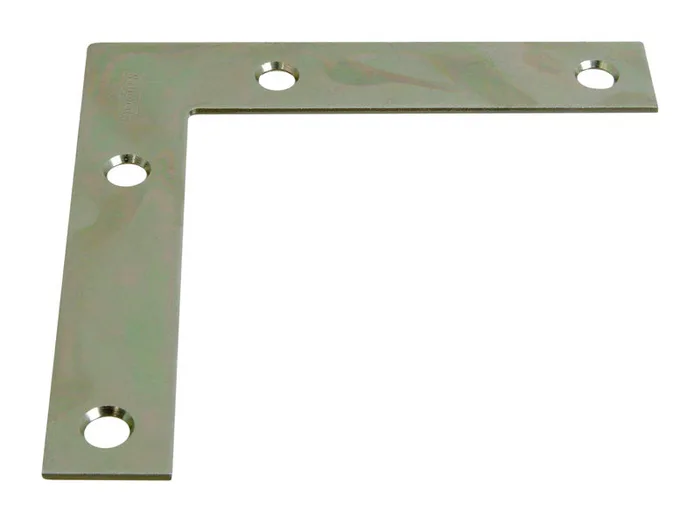 National Hardware 4 in. H X 3/4 in. W X 0.07 in. D Zinc-Plated Steel Outside Corner Brace