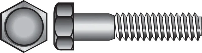 HILLMAN 7/16 in. D X 3-1/2 in. L Zinc Plated Steel Hex Bolt 25 pk