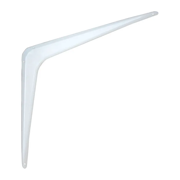 National Hardware White Steel Shelf Bracket 14 in. L 100 lb