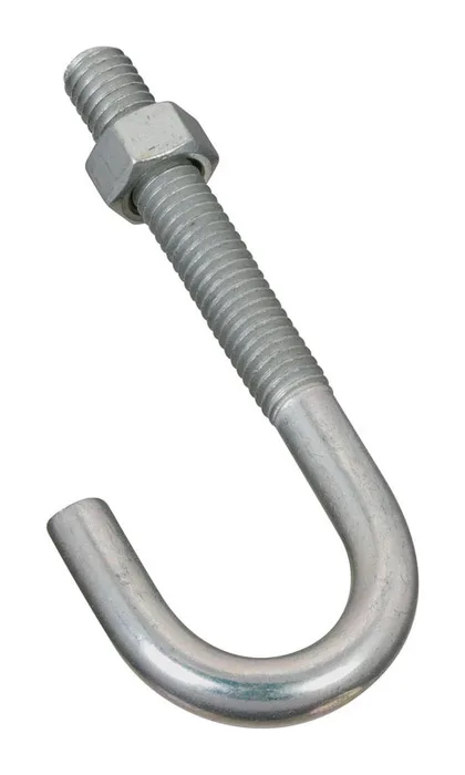 National Hardware Large Zinc-Plated Silver Steel 3-3/4 in. L J-Bolt 225 lb 1 pk