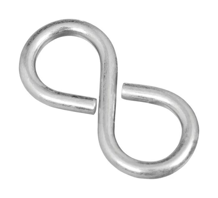 National Hardware Small Zinc-Plated Silver Steel 1-5/8 in. L Closed S-Hook 1 pk