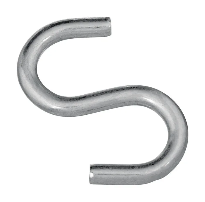 National Hardware Large Zinc-Plated Silver Steel 3 in. L Open S-Hook 1 pk