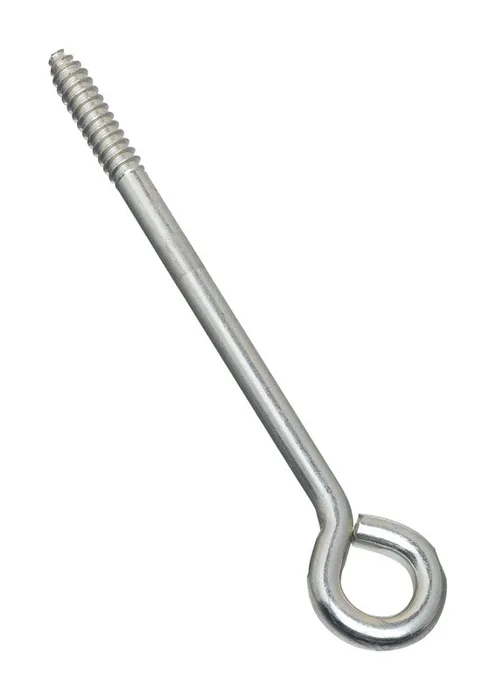 National Hardware 8 in. L Zinc-Plated Silver Steel Lag Screw Eye 1 pk (Pack of 10)