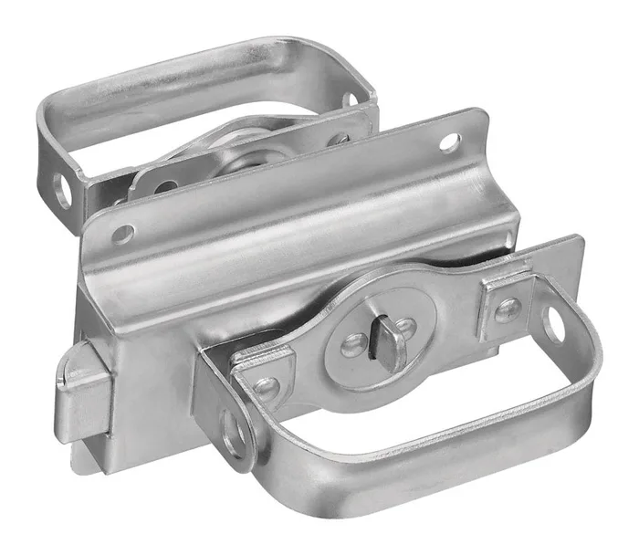 National Hardware 3 in. H X 4 in. W Zinc-Plated Steel Left or Right Handed Gate Latch