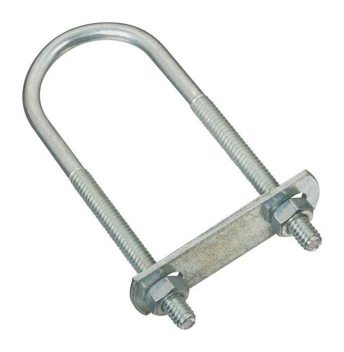 National Hardware 1/4 in. X 1-3/8 in. W X 4 in. L Coarse Zinc-Plated Steel U-Bolt (Pack of 5)