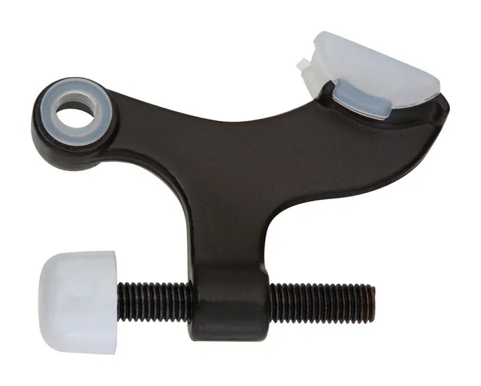 National Hardware Zinc w/Plastic Tip Oil Rubbed Bronze Brown Hinge Pin Door Stop Mounts to door .75