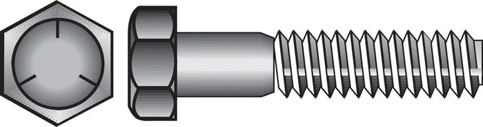 HILLMAN 1/4 in. D X 1 in. L Heat Treated Zinc Steel Hex Head Cap Screw 100 pk