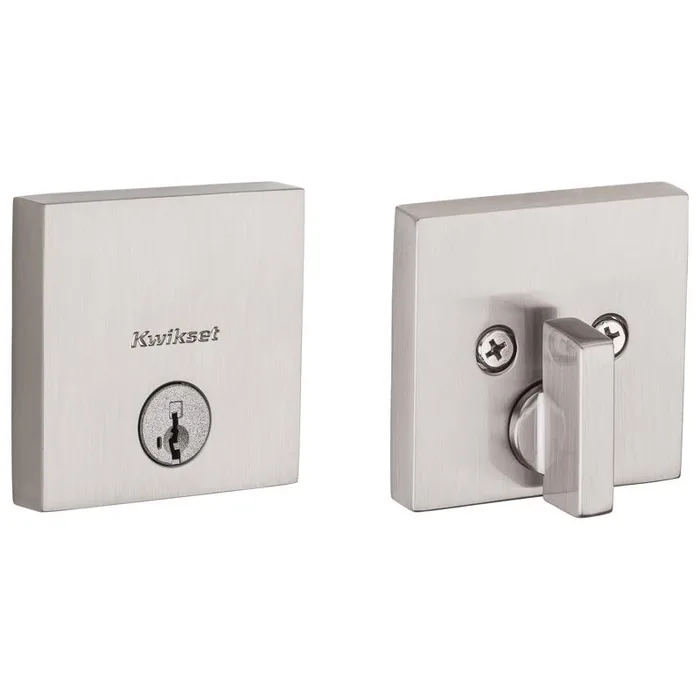 Kwikset SmartKey Satin Nickel Steel Deadbolt