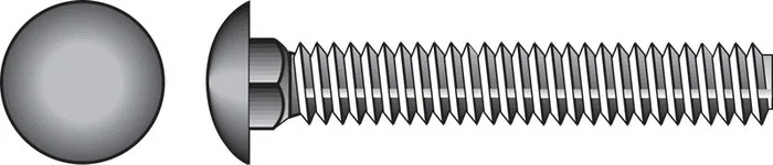 HILLMAN 5/16 in. X 1 in. L Zinc-Plated Steel Carriage Bolt 100 pk