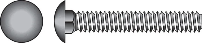 HILLMAN 3/8 in. X 4 in. L Zinc-Plated Steel Carriage Bolt 1 pk